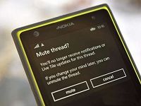 WP8.1新增Mute静音功能 将会比黑名单更加实用