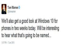 win10和wp10将于本月发布公开亮相