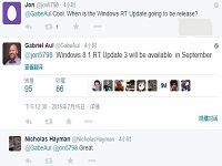 windows 8.1 rt update 3版本9月发布