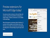 微软win10 edge扩展官网提前上线