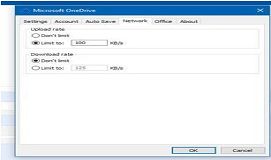 win10 onedrive可自定义同步网速