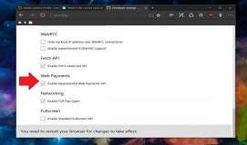 win10创造者更新edge浏览器支持付款api