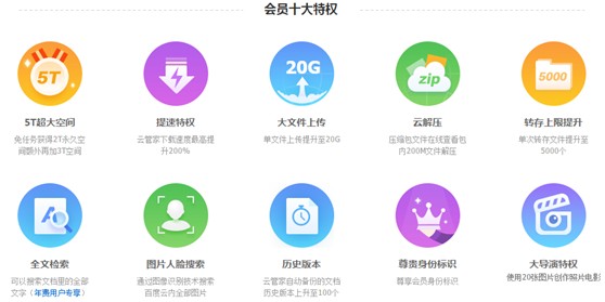 百度云会员有什么用 百度云会员提速特权