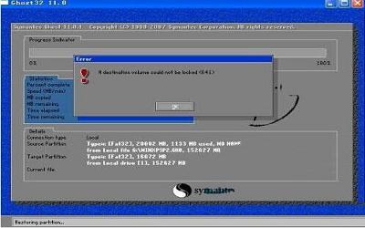 win7系统安装失败提示a destination volum错误如何解决