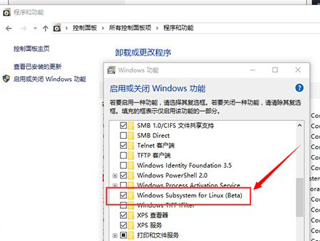 Win10系统开启Linux Bash命令行怎么操作 Win10系统开启Linux Bash命令行该操作方法