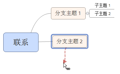 XMind 关联线的小技巧